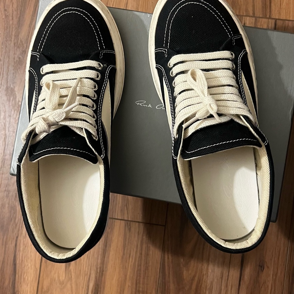 Rick Owen Black Vintage Low